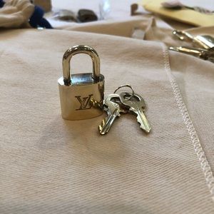 Louis Vuitton Lock and Keys set 312